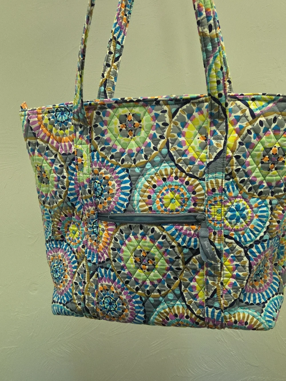 Vera Bradley Quilted Multicolor Mosaic Tote Bag - Women